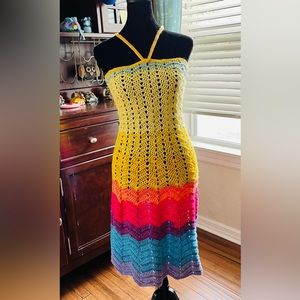 Crochet maxi dress